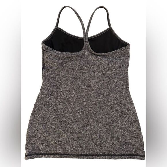NWOT Lululemon Grey Spaghetti Strap Racerback Tank Size 10 - Picture 3 of 10